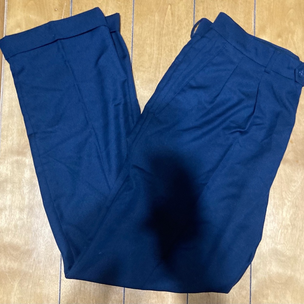Men's Size 36X32 Stafford Black Dress Pants With Cuffs